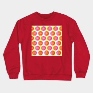 Citrus Slice and Stripes Crewneck Sweatshirt